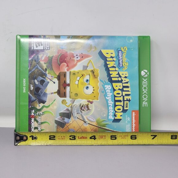 SpongeBob SquarePants Battle For Bikini Bottom Rehydrated Xbox One Game Untested - Picture 6 of 6